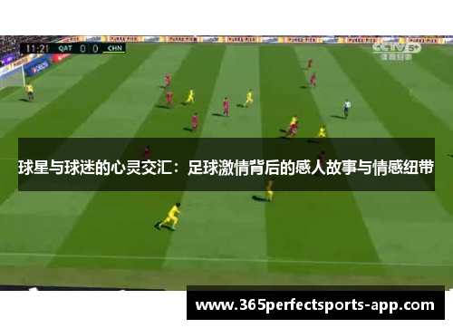 球星与球迷的心灵交汇：足球激情背后的感人故事与情感纽带